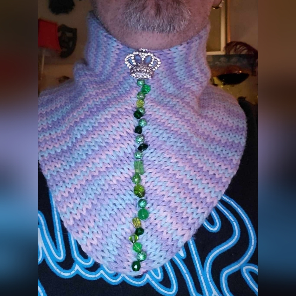 Handmade and Beaded Neck Collar Scarf